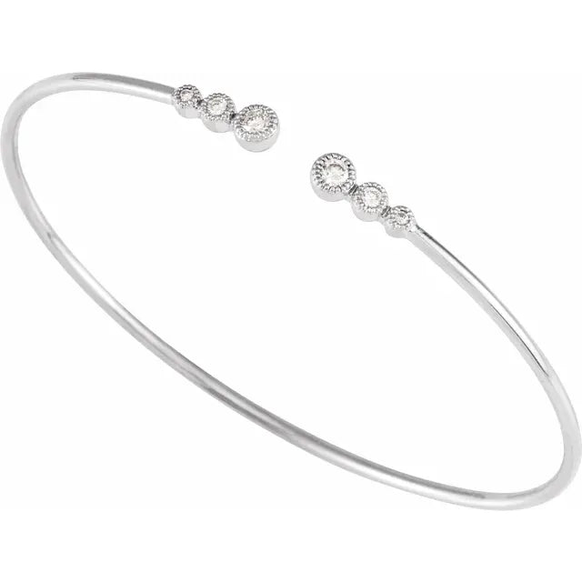 The Radiant Cuff-Natural Diamonds