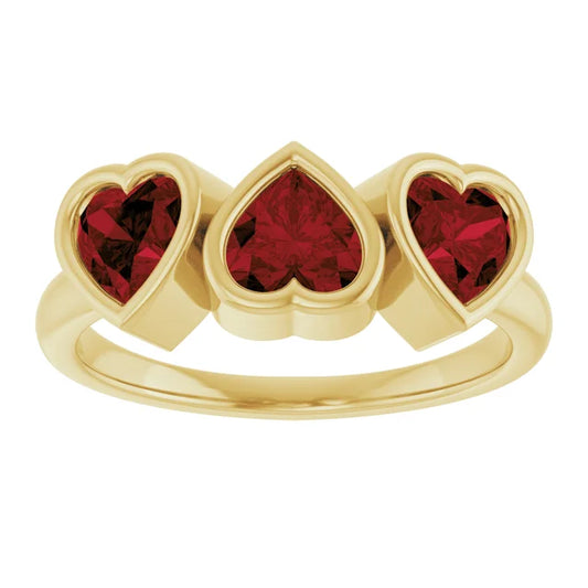 LOVE LOVE LOVE RING (14k)