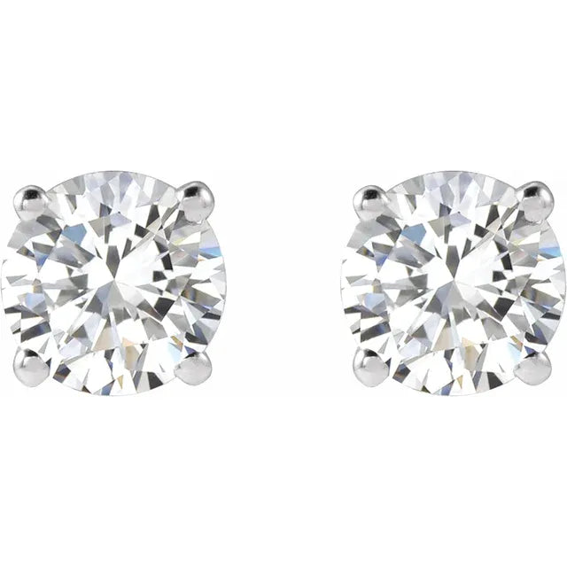 2 ct Stud Earrings