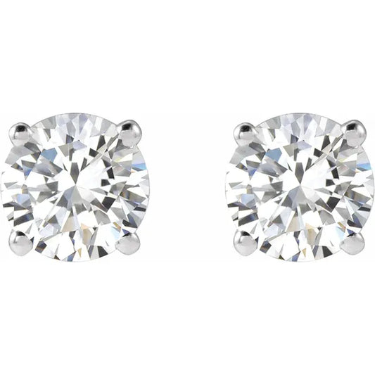 2 ct Stud Earrings