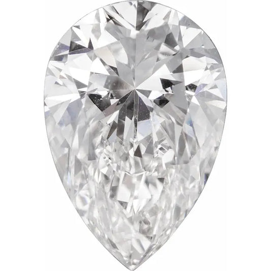 1 CT Pear Faceted SI2-SI3 GHI Natural Diamond